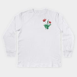 Abstract Flower Kids Long Sleeve T-Shirt